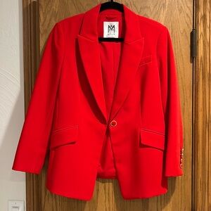 Milly Red Blazer Size 8